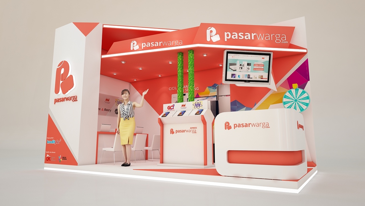 Cara Efektif Mendesain Booth Pameran agar Menarik Pengunjung